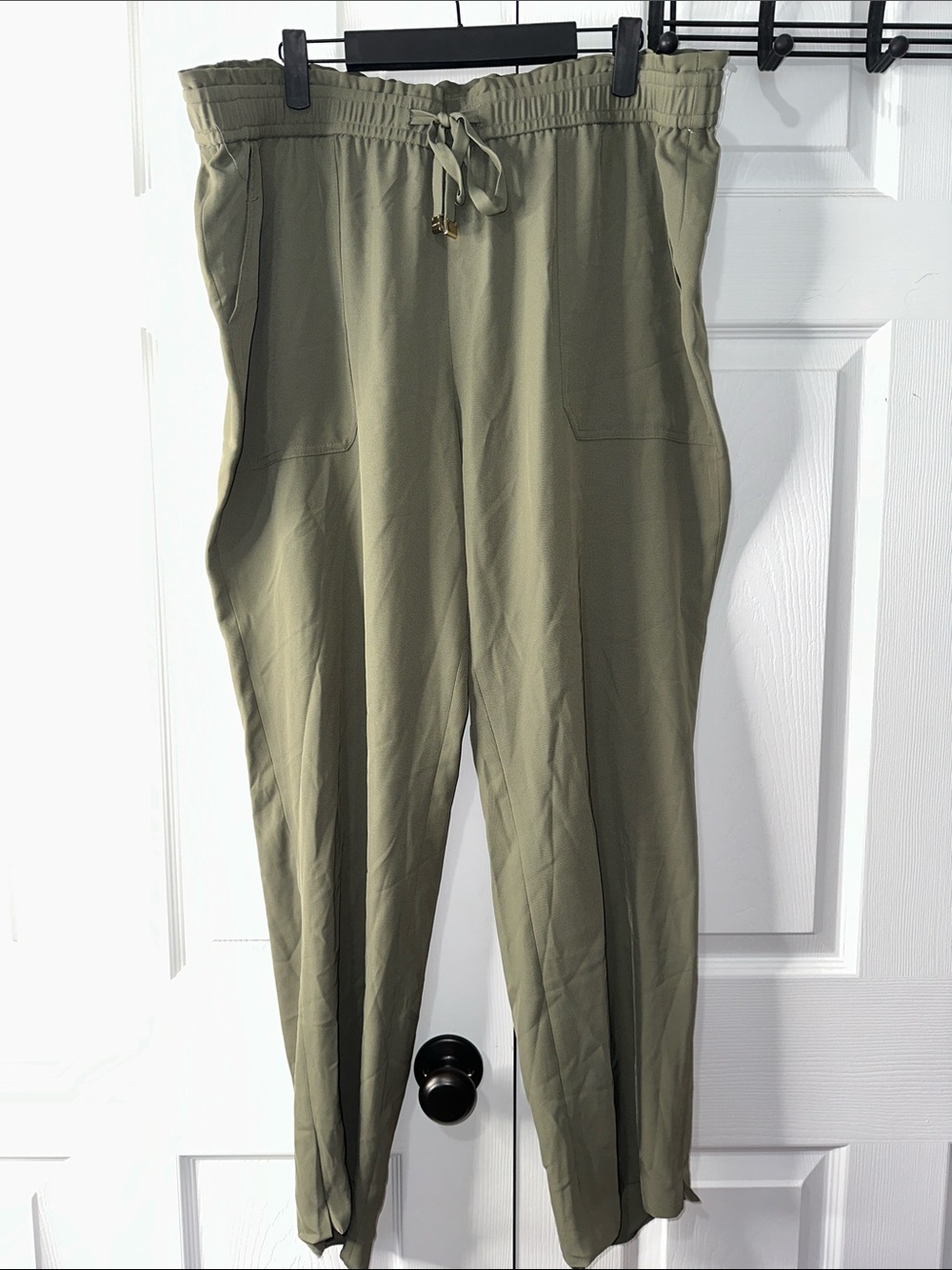 Olive Drawstring Men’s Pants